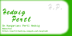hedvig pertl business card